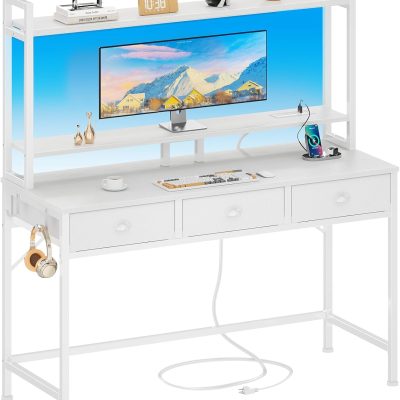 LY404 Computer Drawers Monitor Working Desk