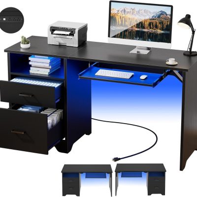 LY401 Reversible Computer Keyboard Workstation Desk