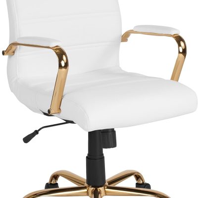 LY195 Furniture Mid Back Leather Executive Chair