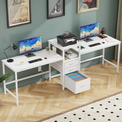 LY393 Charging Station Computer Workstation Desk