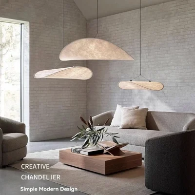 LY181 Silk Flying Saucer Shaped Pendant Lamp LED Lights