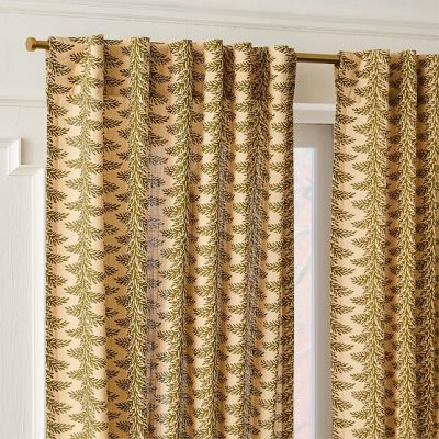 LY147 Pierce & Ward Foliage Stripe Curtain