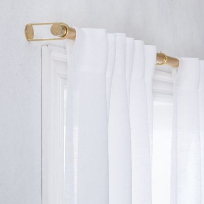 LY144 Sheer European Flax Linen Curtain